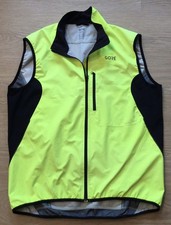 Gore Bike Wear Windstopper Weste XXL Neon Gelb