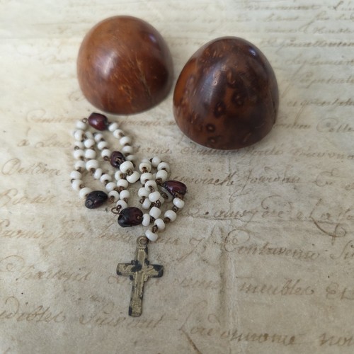 Antiker miniatur rosenkranz - antiker,