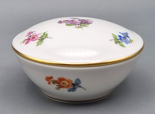 Meissen porzellan deckeldose - porzellan,