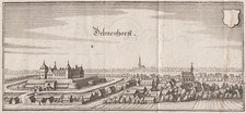Delmenhorst Original Kupferstich Merian 1647