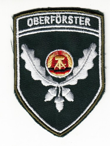 Ddr forst ärmelaufnäher - Ärmelaufnäher, mit