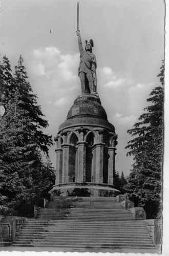 Ansichtskarte hermannsdenkmal - ansichtskarte,
