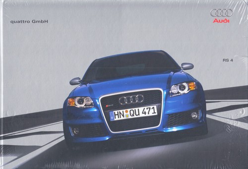 Audi rs4 prospekt brochure - rs4,