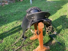 Branderup Schulsattel gebraucht, Lederbaum Gr.3 große Auflagefläche 