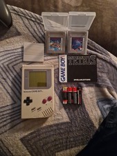 Nintendo Gemaboy Classic Spielkonsole Grau +Spiele Und Beschreibung Für Tetris
