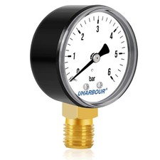 Manometer Wasser Druckluft 0-6