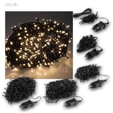 LED Lichterketten Außen / Innen 40/100/200/400 LEDs warmweiß 230V Lichtkette