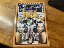 Blechschild Schild 20x30 Puch Mofa Moped MV MS 70s 1970 KB