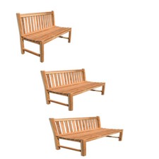 Premium Teak Gartenbank