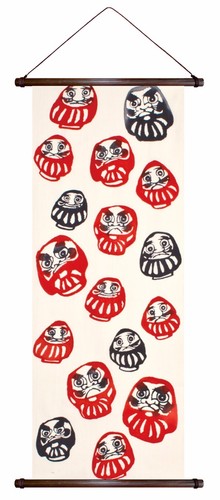 Daruma glücksbringer wanddeko - daruma,