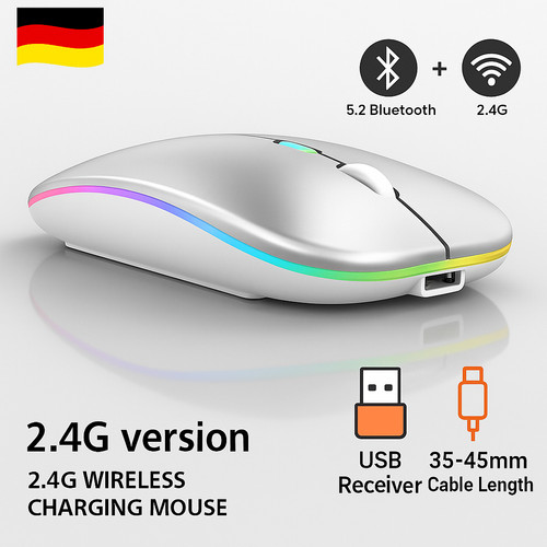 Maus kabellos bluetooth und - pc,