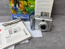 Canon PowerShot A60 Digital Camera Silber mit OVP - 2,0MP, 3x Zoom - Defekt