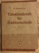 Tabellenbuch für Elektrotechnik