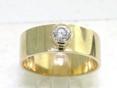 Brillant ring 585 gelbgold - 585,