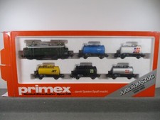 Primex H0 2702 Zugpackung 6-teilig Güterzug Kesselwagen DB BR E44 Analog in OVP