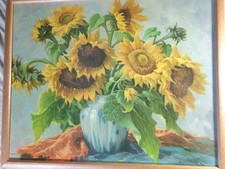 Bild Sonnenblumen mit Rahmen