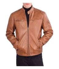 Top Herren Lederjacke Nevio