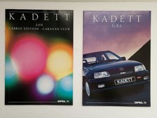 5 Prospekte Opel Kadett E GSI