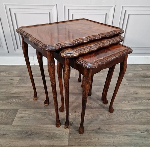 Vintage satztische mahagoni - vintage,