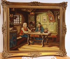 Gobelin Stickbild mit antikem