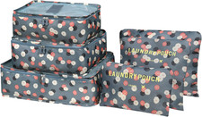 Koffer Organizer Set 6-8-teilig Packwürfel Packtaschen Schuhbeutel Reise Zubehör