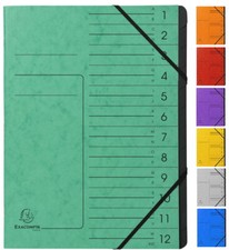Ordnungsmappe A4 12 Fächer