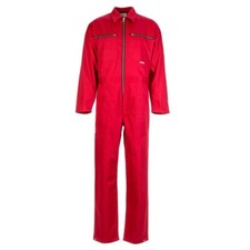 PLANAM Rallyekombination Mittelrot Arbeitsoverall Jumpsuit Blaumann Herren