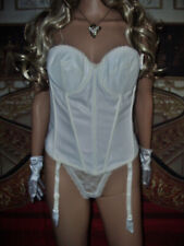 ALLES Superedle Brautcorsage Mieder Straps Corsage 80 B creme NEU (q15)