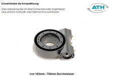 Hydr. Schwenkantrieb Getriebe 183mm 62:1  Drehantrieb Drehm. 0,6 kNm 16mm Welle