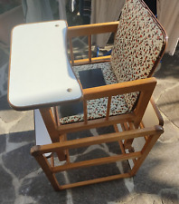 Kinder-Kombi-Hochstuhl-Tisch und Stuhl, gebraucht