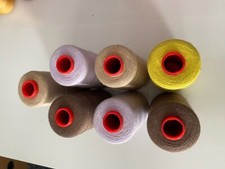 7  Kone Overlockgarn Konvolut  Nähgarn Nähmaschinen-Garn  1030g