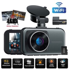 Lamtto 4K WiFi Dual Dash Cam