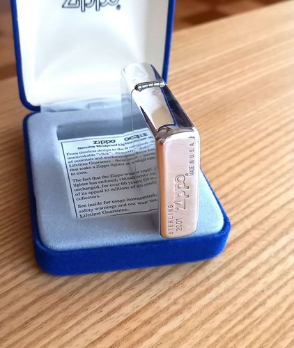 Zippo sterling silver 2001 - zippo,