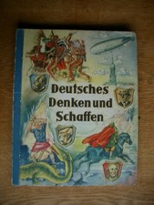 "DEUTSCHES DENKEN UND SCHAFFEN" Sammelalbum WAGNER Margarine 1951