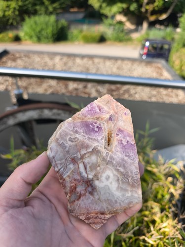 Amethyst achat scheibe - amethyst,
