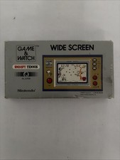 Nintendo Game & Watch *Snoopy Tennis* 1982 CIB OVP Anleitung Wide Screen SP-30 1