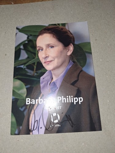 Autogrammkarte barbara philipp - autogrammkarte,