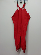 rote Matsch Latzhose Gr. 110/116 von H&M