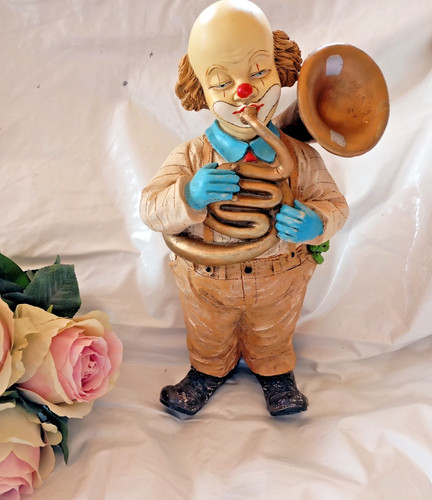 Clown mit tuba sammelfigur - ,sammelfigur,