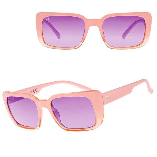 Klare acetatbrille mit - klare,
