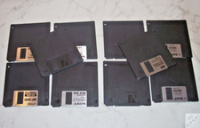 10x Diskette schwarz 3,5" 1,44