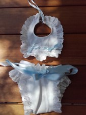 PUPPENKLEIDUNG 2-tlg., weiß, für Puppen in Babyform 37-40 cm