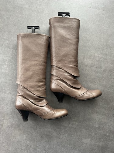 Kalbleder stiefel 40 - stiefel, gr.40
