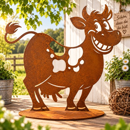 Gartendeko deko kuh figur - deko,