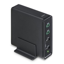 Hama Ladestation 4-fach mit 2x USB-A und 2x USB-C 60W 1,2m Kabel Power Delivery