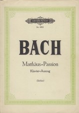 Noten: Matthäus-Passion