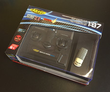 Carson 500504117 Ferngesteuertes Auto VW BULLI Pritsche 1:87 RC 2,4Ghz