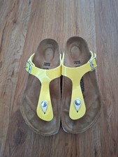 Birkenstock Gizeh Lack Gelb