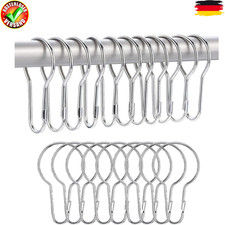 24 Stück Duschvorhang Haken
