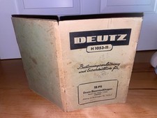 DEUTZ Bedienungsanl +